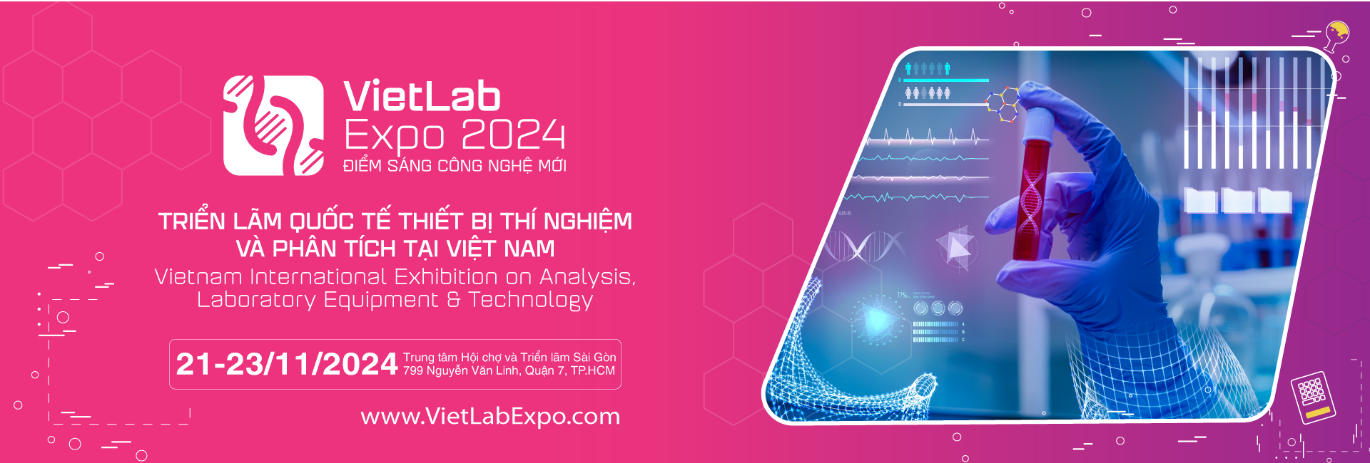 VIETLAB EXPO 2024 – Triển lãm quốc tế Thiết bị thí nghiệm và Phân tích tại Việt Nam